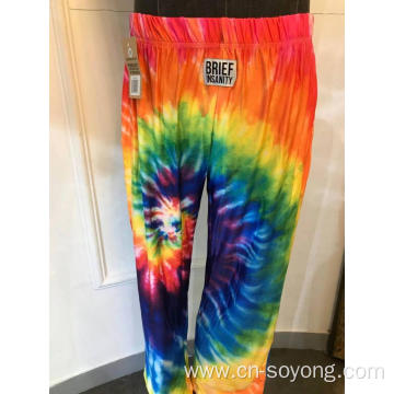 Men's Printed Polyester Lounge Pants